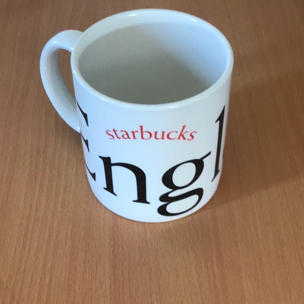 Vintage 2002 Starbucks City Mug England Shakespeare large not used